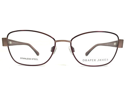 Draper James Eyeglasses Frames DJ5011 604 MERLOT Red Cat Eye Full Rim 53-17-140
