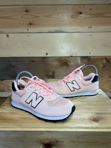 New Balance 574 Bright Pink & Black Women's Size UK 5 Casual Trainers