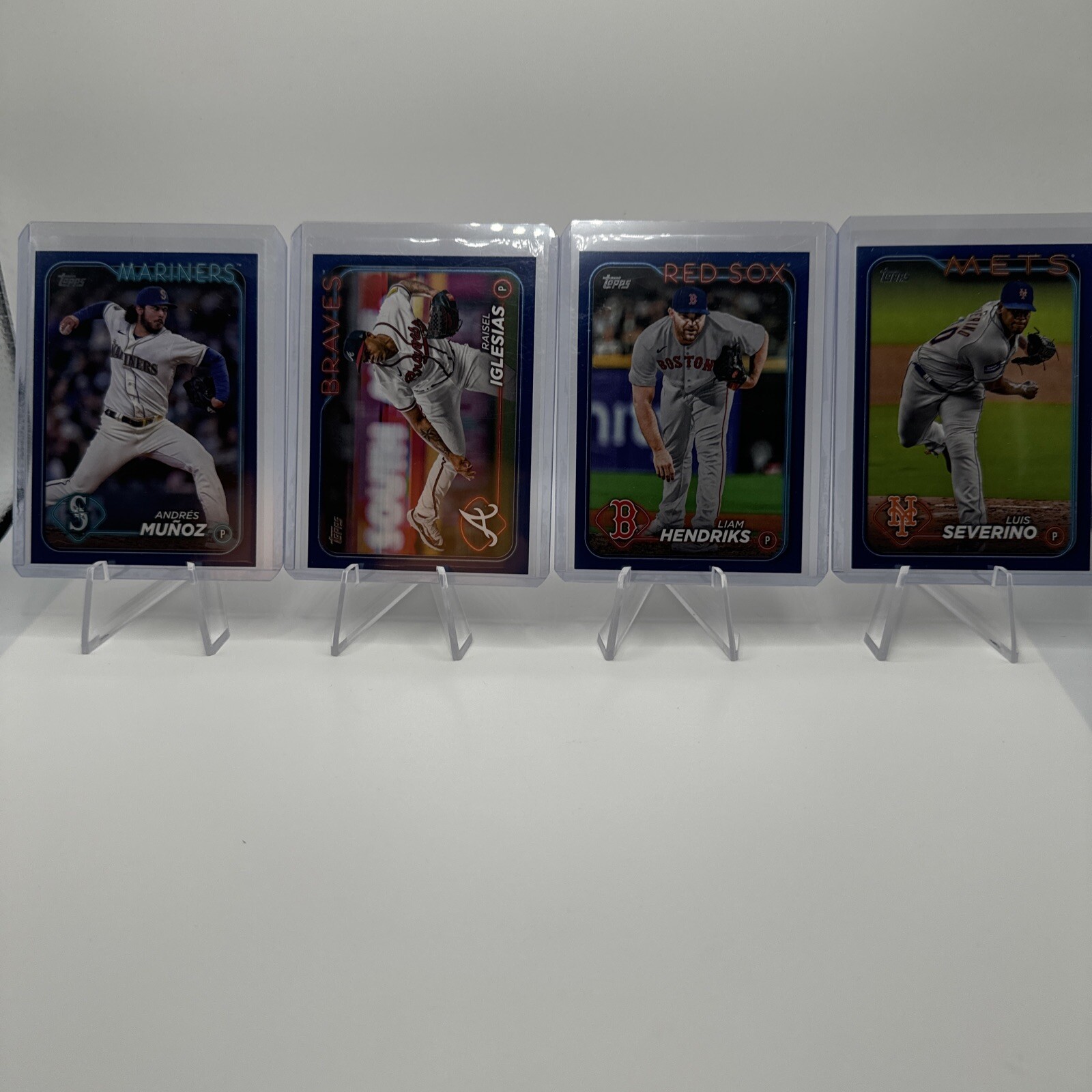 2024 Topps Royal Blue 4 Card Lot