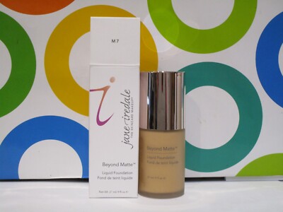 JANE IREDALE ~ BEYOND MATTE LIQUID FOUNDATION ~ M 7 ~ .9 OZ