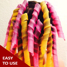 Hair Curlers Spiral Styling Hair Rollers Flexible No Heat Hair Curlers with Hook
