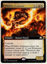 Wildfire Awakener (Extended Art) 131 Rare Commander March of the Machine MOC MTG