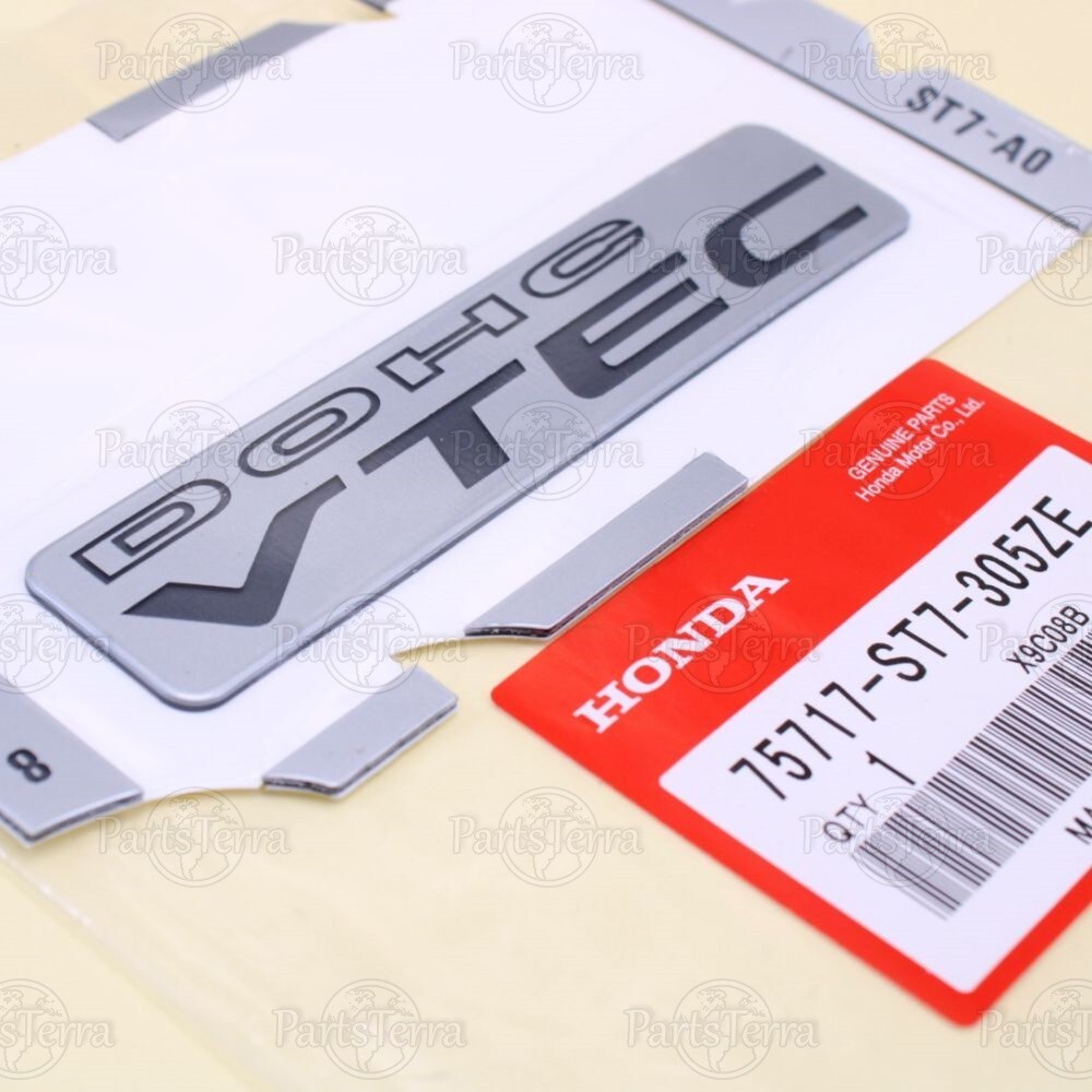 Acura Integra Rear Sticker Nameplate Symbols Emblem DOHC VTEC OEM