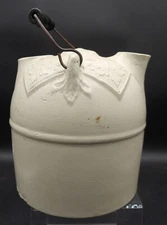 Rare Antique 1890s XXX Moonshine Whiskey Stoneware Jug - FH Weeks, Akron Ohio