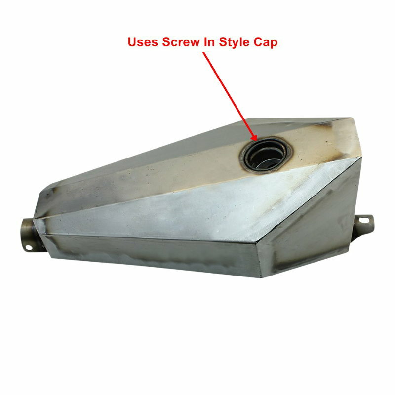 2.2 Gal Coffin Gas Tank Sportster Chopper Bober Wassel Harley