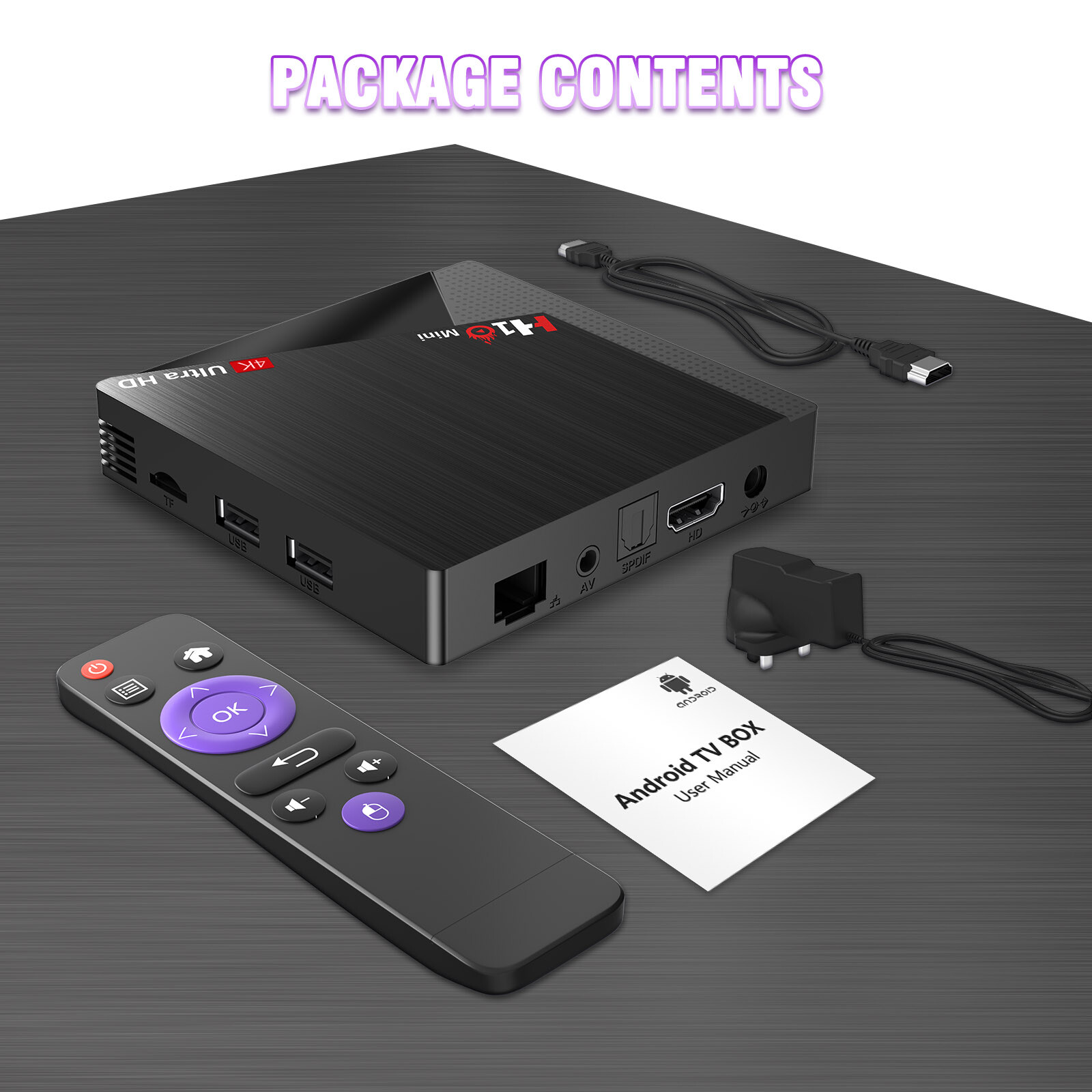 NEW Android 10.0 TV Box 2GB 16GB Quad Core 4K HD 5G WIFI Smart Set Top