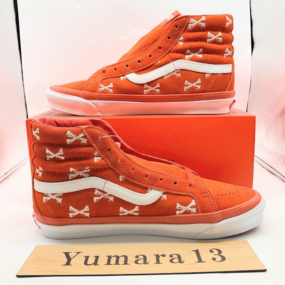 Vans Vault SK8-Hi LX x WTAPS Bones Orange VN0A4BVB20Q1 Men's Size