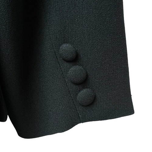 Ann Tjian For Kenar Blazer Black Vintage Size 10 - Picture 5 of 6