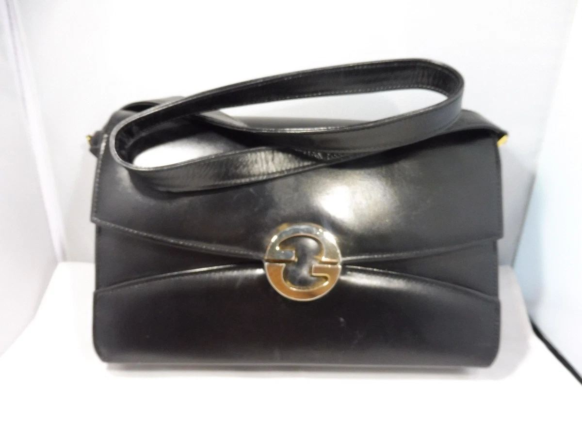 Gucci Leather Logo Print Clutch - Designer Bags - Touch of Modern