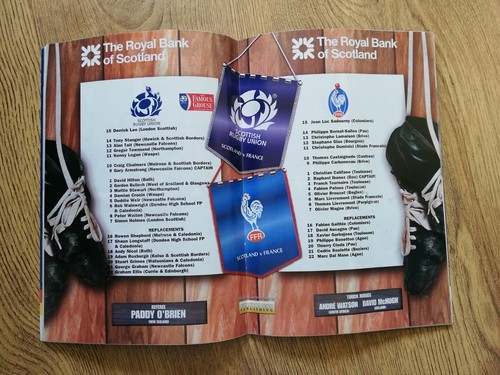 Scotland v France Rugby Programmes 1948 - 2012 - Picture 58 of 66