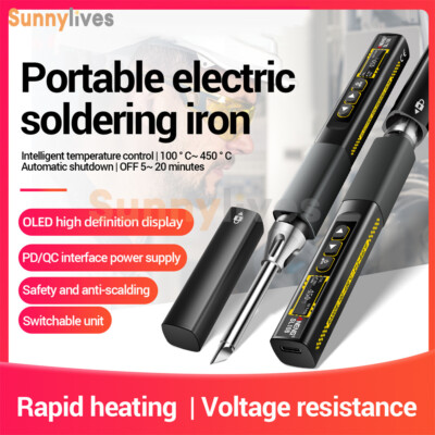 ANENG 96W Electric Soldering Iron Fast Heat Adjustable Temperature Welding Tool