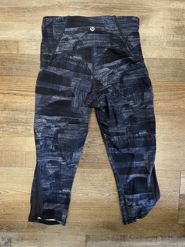 Leggings blu Lululemon Athletic Capri taglia 6 - Foto 7 di 14