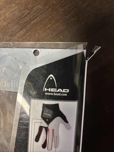 NEW! Head Ballistic Racquetball Glove Right Hand Size Large Red Black & White - Picture 6 of 6