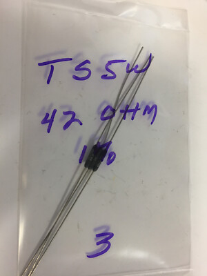 TS5W TEPRO RESISTORS 42 OHM .5 WATT 1% 3 PCS  NOS