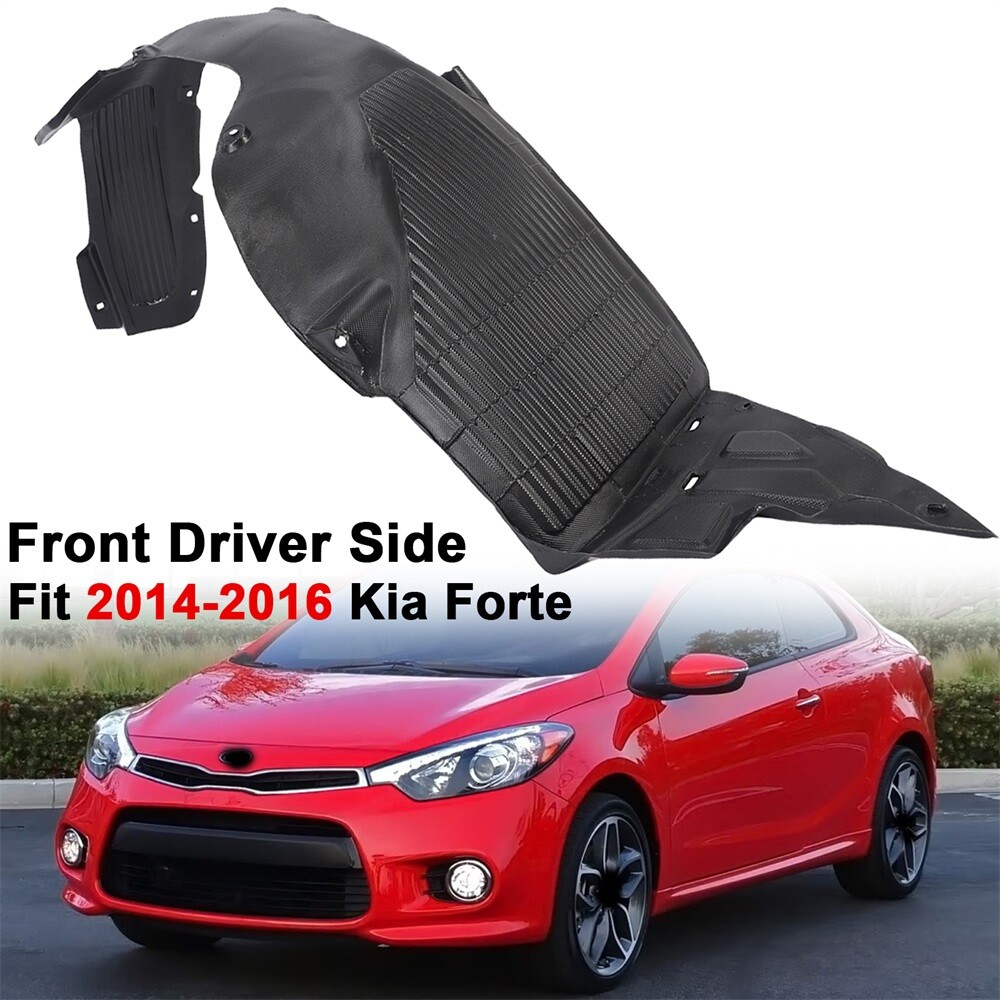 2014-2016 Kia Forte Front Driver Side Fender Liner Replacement KI1248122