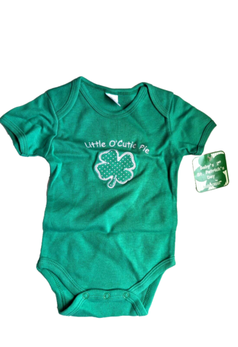 Baby Gear Baby's 1st St Patrick's Day Bodysuit for Boy Girl Little O'Cutie Pie