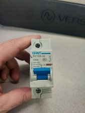 CHNT DZ158 125A CIRCUIT BREAKER 1 POLE.TEST GOOD. PRE-OWN.FREE SHIPPING.