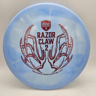Discmania Razor Claw 2 Vapor Tactic LtBlue Swirl/Red Stamp 173g