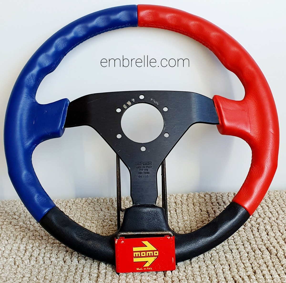Momo Leather Steering Wheel Typ V36 KBA70064 for sale online