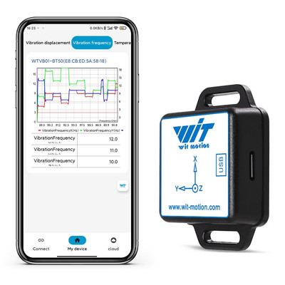[BLE Vibration Sensor] WTVB01-BT50 Smart Vibration Module Ar-Duino, 3-Axis Vibra