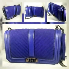 Rebecca Minkoff Love  crossbody with tassel in Eclipse  NWT. MSRP $295