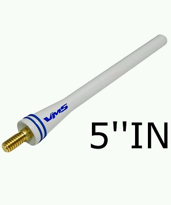 CHEVY SILVERADO TAHOE GMC SIERRA SHORT STUBBY  SCREW IN WHITE ANTENNA 93 TO 2006
