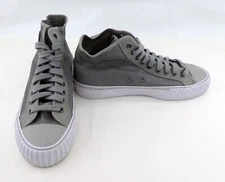 PF Flyers Shoes Center Reissue Hi Gray Patterned Mismatch 7.5/8