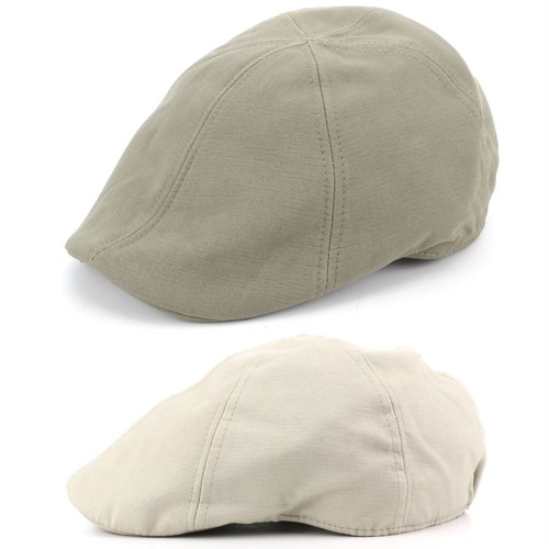 Flat Cap Hat Duckbill Hawkins Cotton 