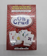 Oh Crud Card & Dice Game for 2 to 6 Players Strategy Card Game Fun 