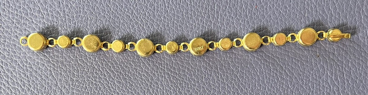 Bracelet Micro Mosaic Italy Gold REF96933 | eBay