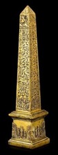 Egiziano Obelisk - Figura Decorativa Egitto Oro
