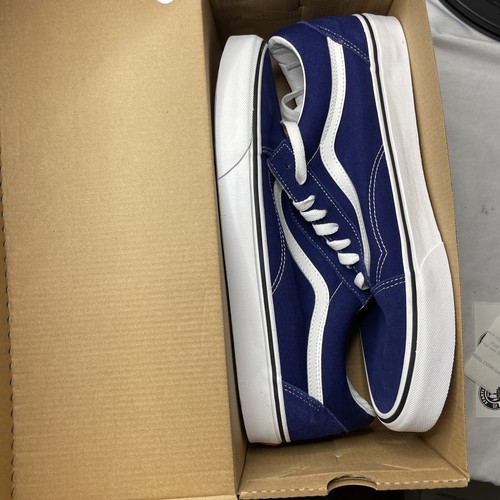 Scarpe da skate Vans Color Theory Old Skool blu faro VN0005UFBYM US 13 - Foto 11 di 11