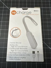 The Original Mighty Bright Rechargeable BookLight Reading Light NIB