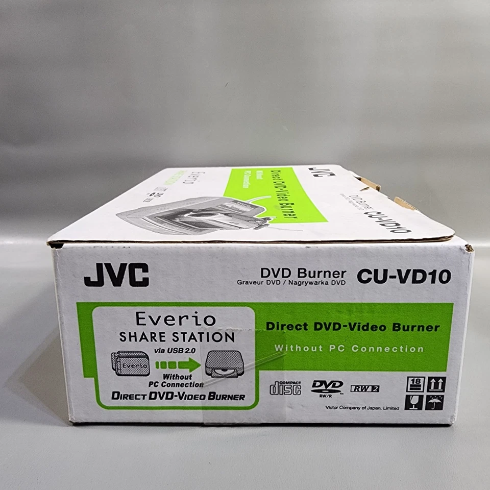 JVC CU-VD10 Direct DVD Video Burner R RW Share Station - Image 3 of 4