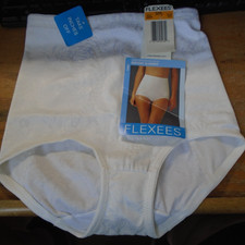 VTG Flexees Instant Slimmer Firm Control Panty Girdle Style 6854 White Small NW