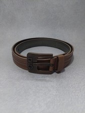 Vintage D&G Dolce & Gabbana Belt Designer Buckle Unisex 112 cm