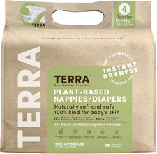 Diapers Size 4: 85 Plant-Based Diapers, Ultra-Soft Chemical-Free for Sensitiv