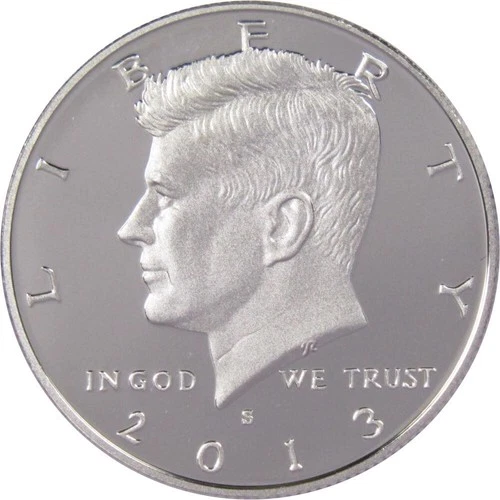 2013 S Kennedy Half Dollar Choice Proof 90% Silver 50c US Coin Collectible
