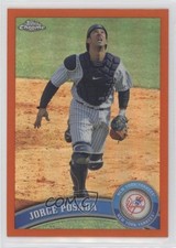 2011 Topps Chrome Retail Orange Refractor Jorge Posada #84 0b5f