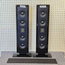 MartinLogan Motion SLM 4" Flat-Panel Speaker(Pair) Gloss Black(Used) c#2366