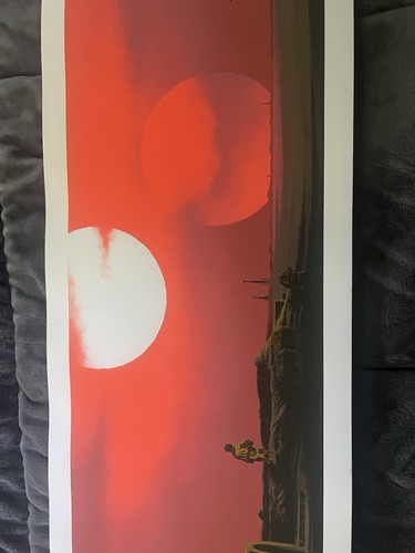"I'm Here to Rescue You" Star Wars Tatooine Variante Siebdruck von Mark Englert - Bild 8 von 21
