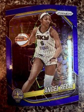 2025 Panini Prizm WNBA Angel Reese Blue Velocity Prizm #92 - Chicago Sky