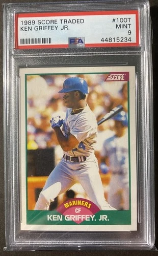 1989 Score Traded #100T Ken Griffey Jr. PSA 9 Seattle Mariners RC HALL OF FAME🔥