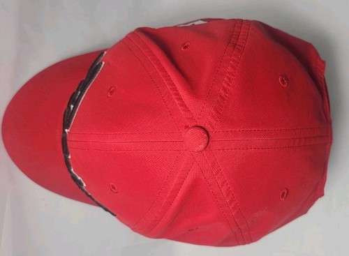 47 Brand Titleist University of Wisconsin Badgers Red Golf Hat Snapback ~ Used - Picture 7 of 13