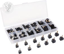 24 Pairs High Heel Replacement Tips Womens Shoes Tips Repair Kit,6 Size,8,/9/10/