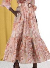 BNWT AUTHENTIC ZIMMERMANN KALEIDOSCOPE MIDI SKIRT Size 1brrp $1100 Aud