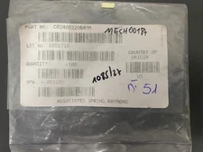 C02400320690M - Associated Spring - 60 PCS , Compression Spring, Overall 45/64"L