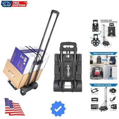 #ad Folding Hand Truck Trolley Dolly Folding Cart Small Trolley Dolly with Wheel... $39.99