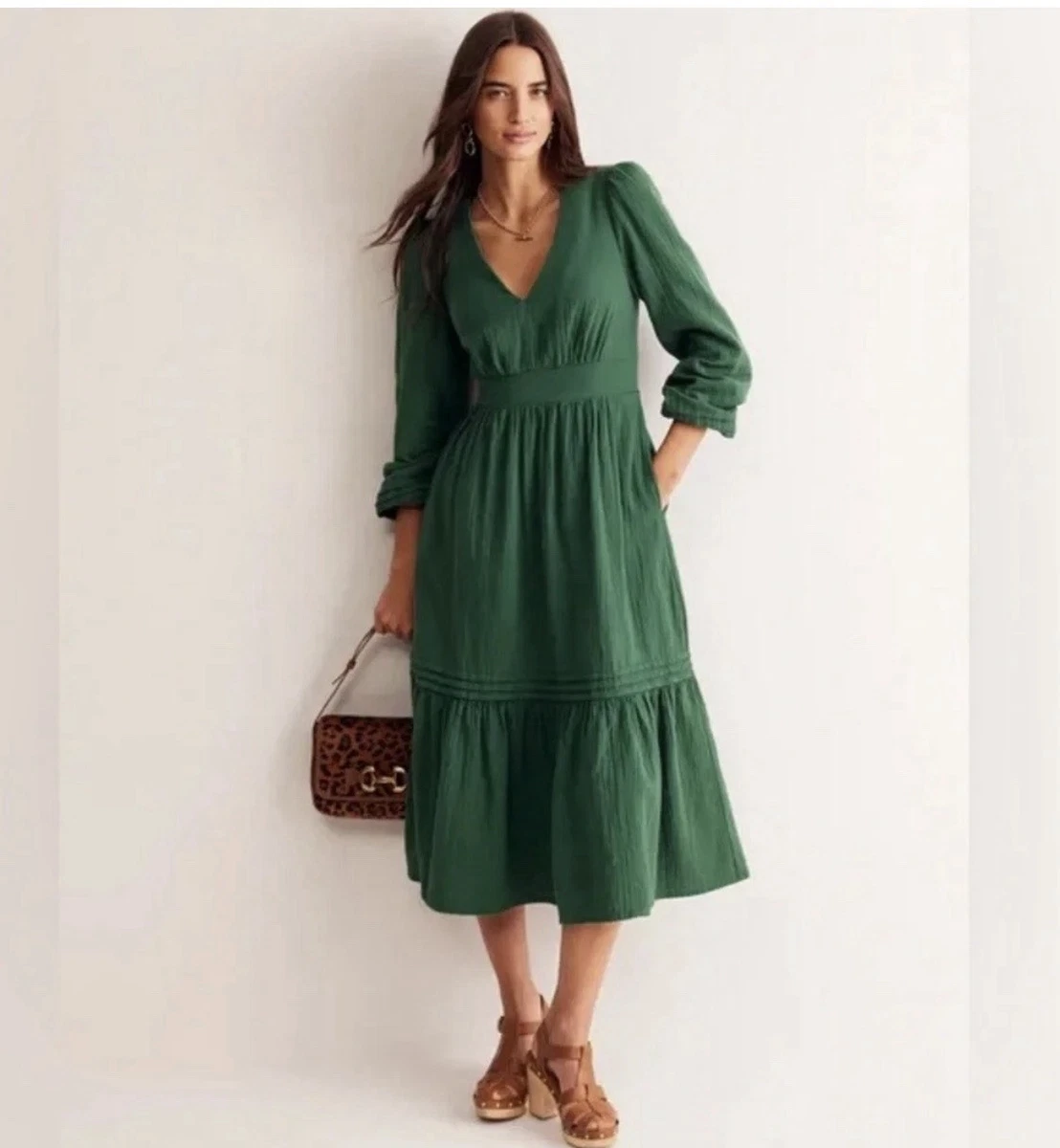 babydoll dress knee length Short Flowy Sleeve Square Neck Smocked Bodice Back Tie Ruffle Knee Len –  Poise and Personality Boutique