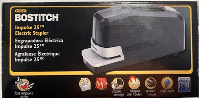 Bostitch Impulse 30 Electric Stapler 30 Sheet Capacity - Black (2210) 02210